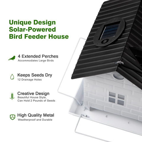YKNTGIAO durable metal body withstands weather for years of outdoor use.