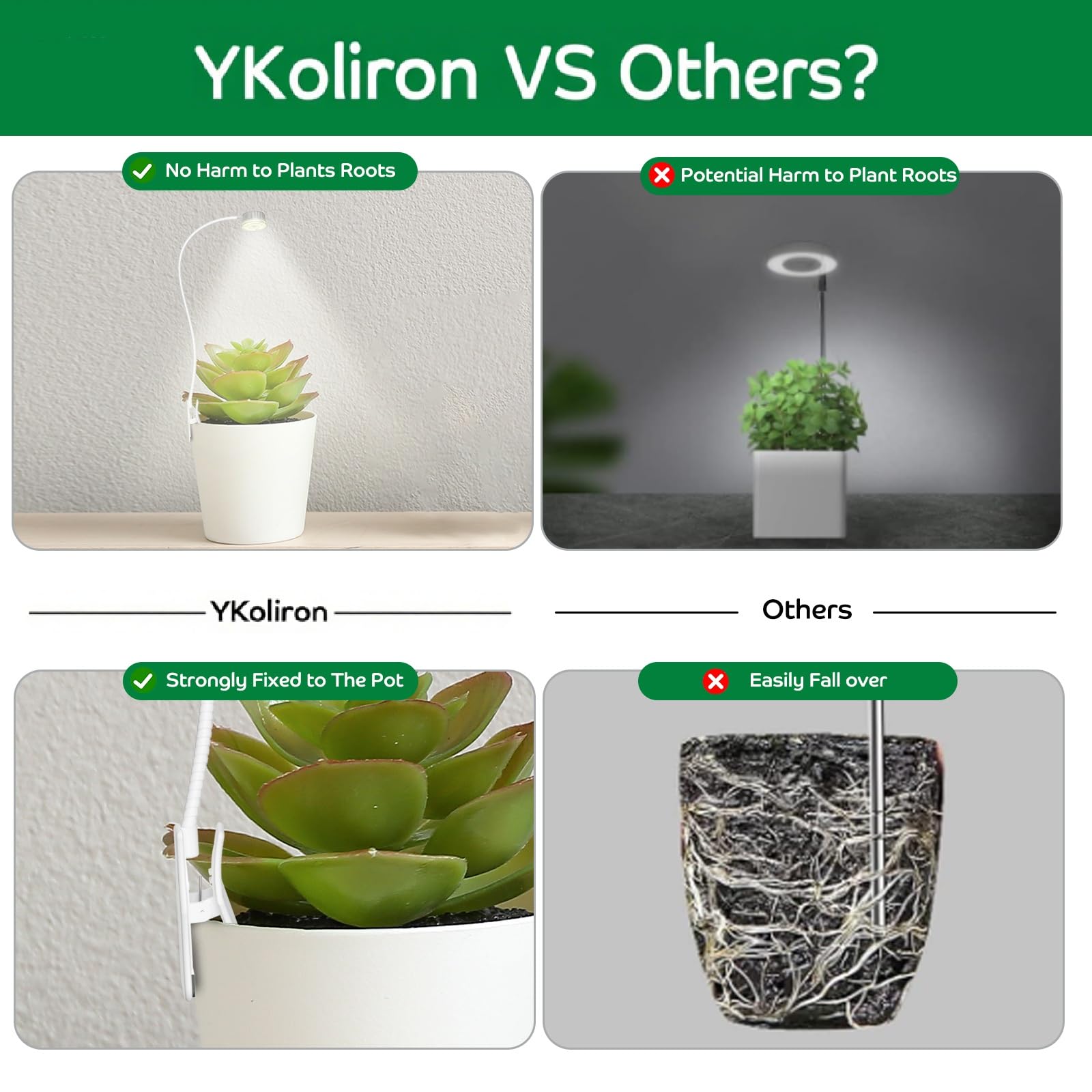 YKoliron 5V power option enables portable use with a power bank or laptop.