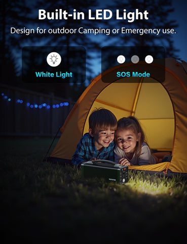 YKPOWER ergonomic handle makes carrying easy on outdoor trips