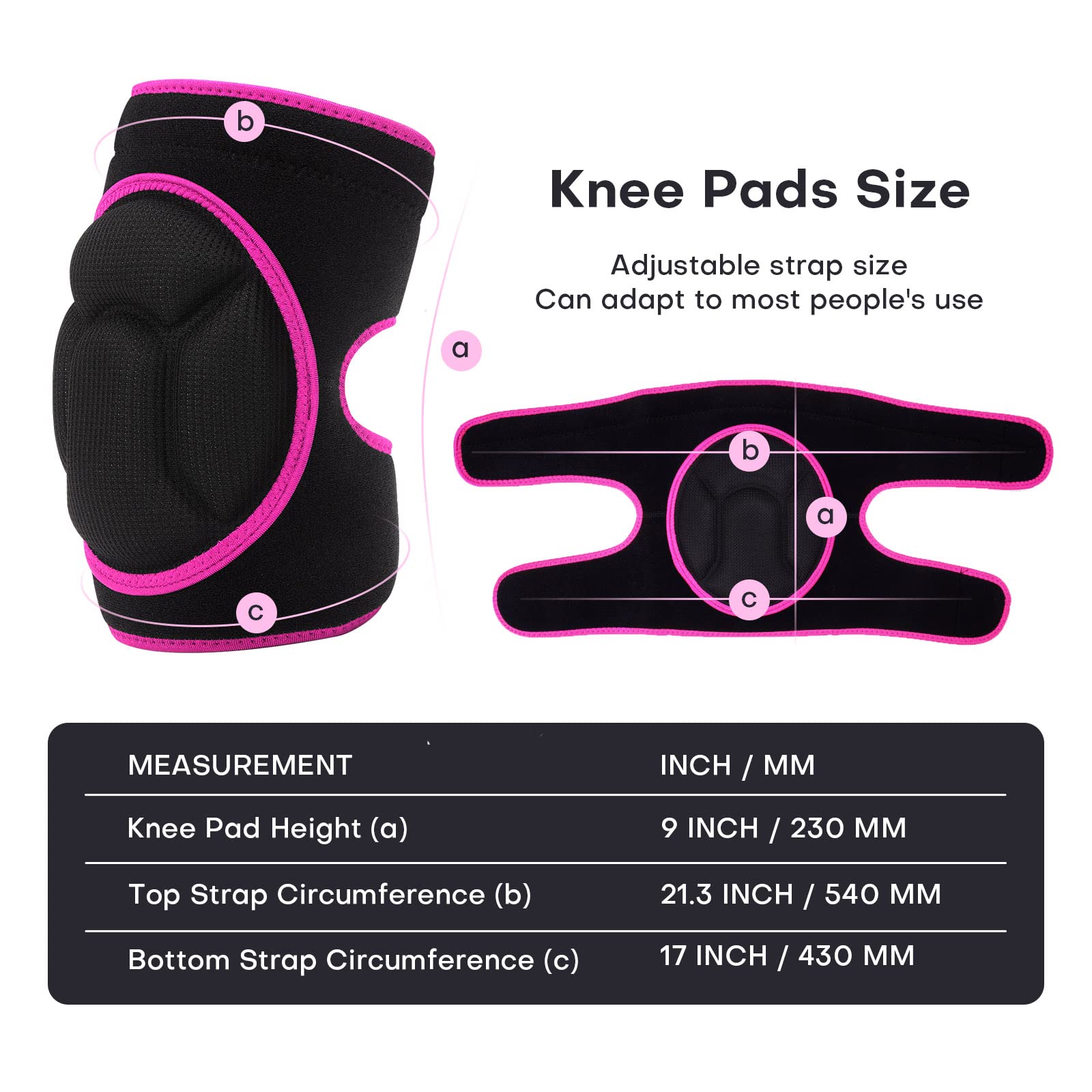 YKTSUJ knee pad suitable for indoor and outdoor tasks like cleaning and gardening.