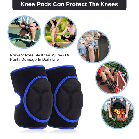 Close-up of YKTSUJ knee pad soft padding for shock absorption