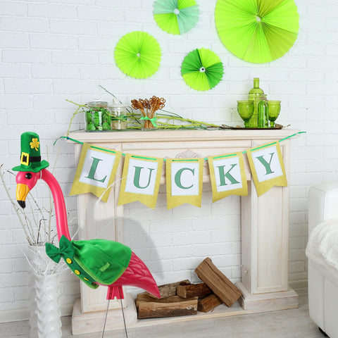 Ylinge St Patrick's Day flamingo outfit offers an effortless seasonal update
