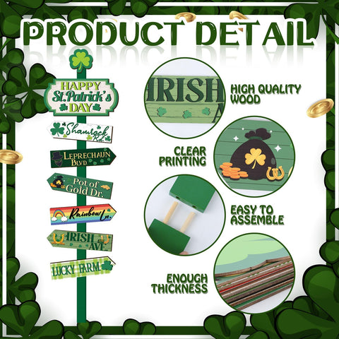 YLOLUL lawn display of seven signs creates a vivid outdoor focal point.
