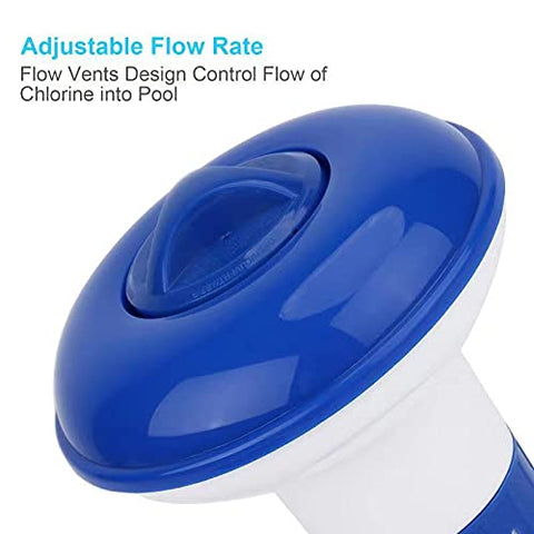 YLYL chlorine/bromine floater bottom vents enable adjustable dosing for pools.