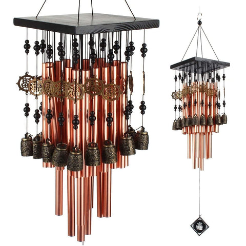 YLYYCC 30-inch outdoor wind chimes with copper tubes for garden ambience