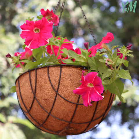 Y&M easy-fit 20-inch round basket liner enables fast, tool-free installation.