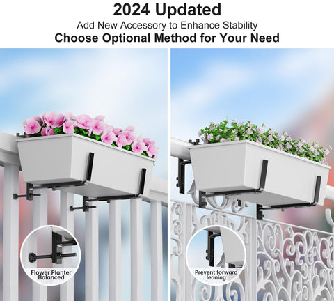 Y&amp;M sturdy 3mm iron planter bracket for long-lasting support