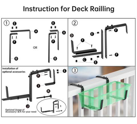 Y&amp;M rail and fence mounting options install easily