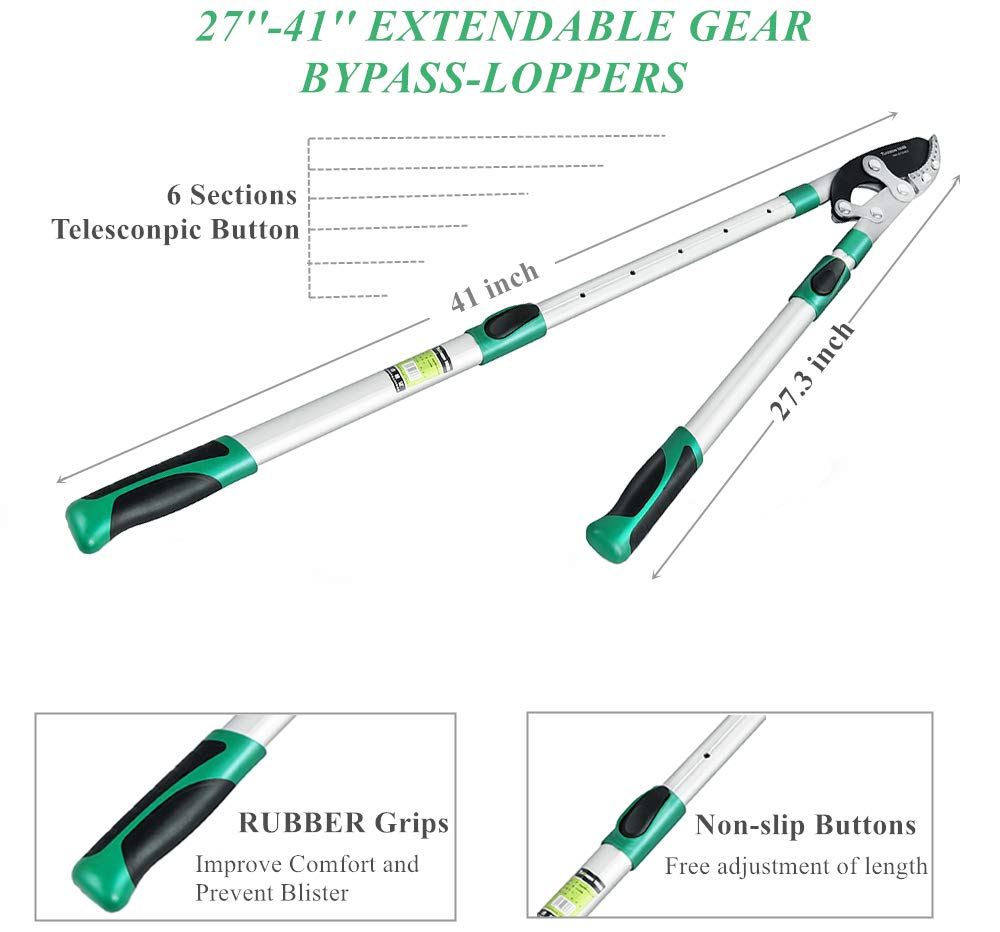 Ymachray comfortable grip minimizes hand fatigue during long pruning sessions.