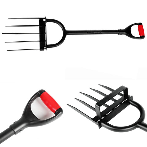 Ymachray versatile tool for mulch, sod, and yard debris
