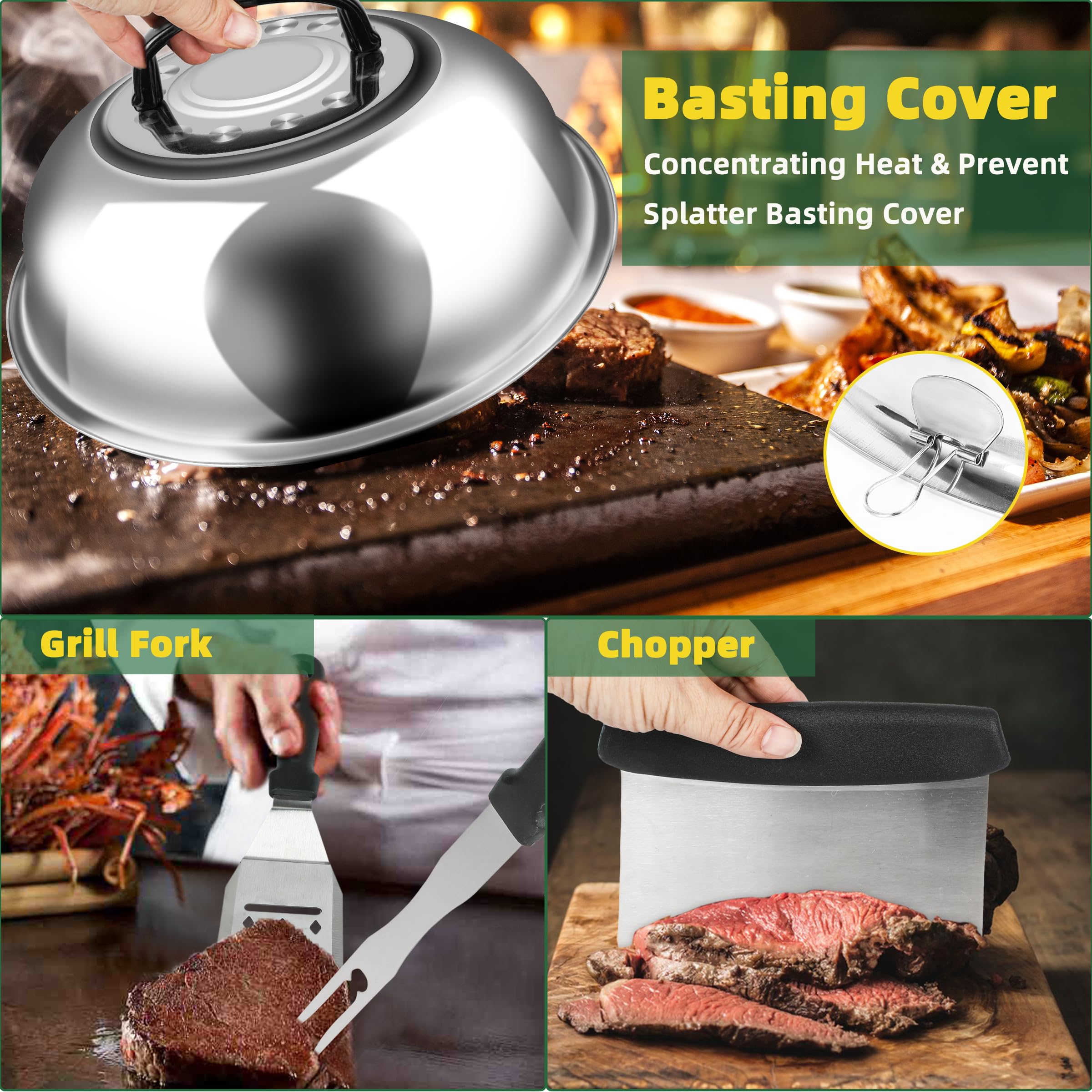 YMHB long-spatula for easy flipping on large foods