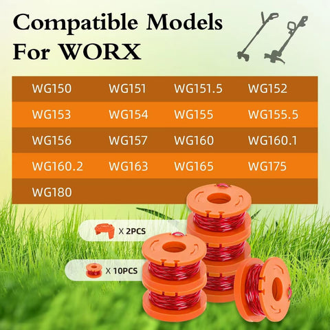Durable YMHB WA0010 spool with nylon thread for longer life.