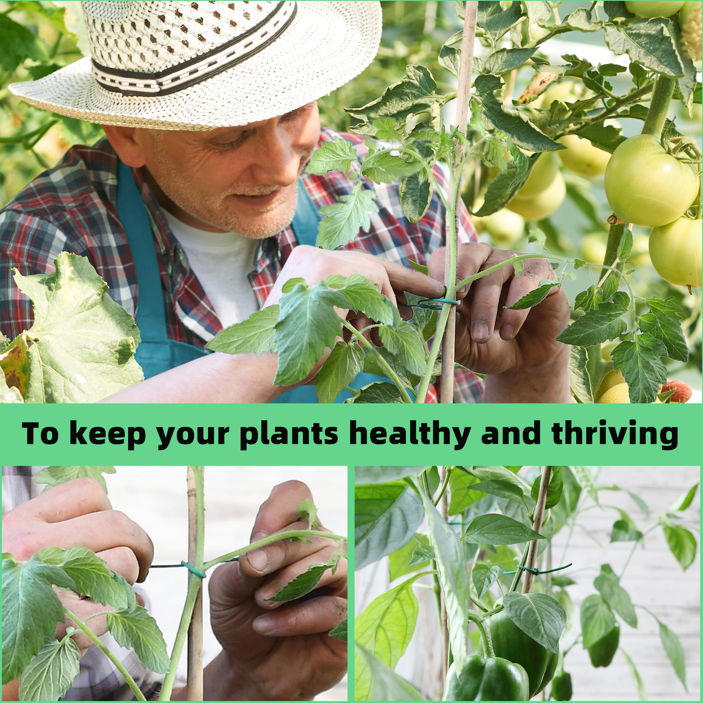 YMHB versatile garden tie suitable for tomatoes, fences, and decorative projects.