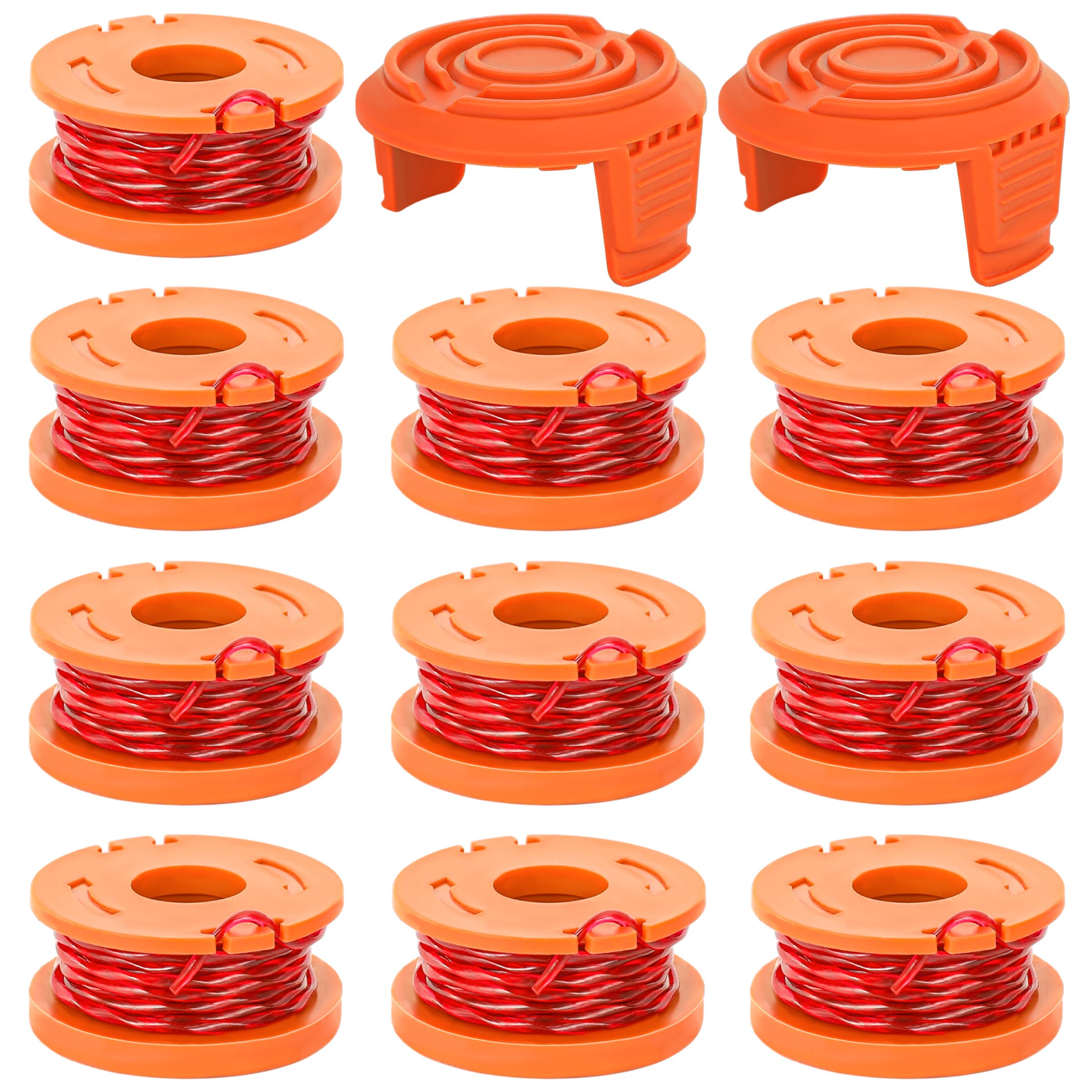 YMHB WA0010 spool pack ready for quick Worx replacement on a trimmer.