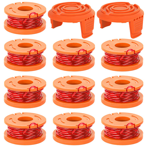 YMHB WA0010 spool pack ready for quick Worx replacement on a trimmer.