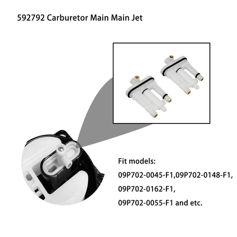 Ymholok main jet compatible with 09P702 Briggs and Stratton models for reliable fuel flow