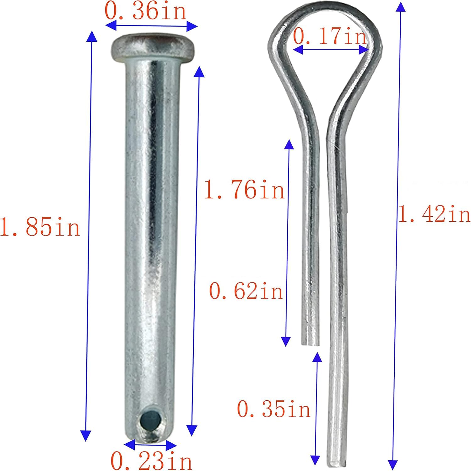 YMHYJY replacement pins for 1668344 with cotters for easy maintenance