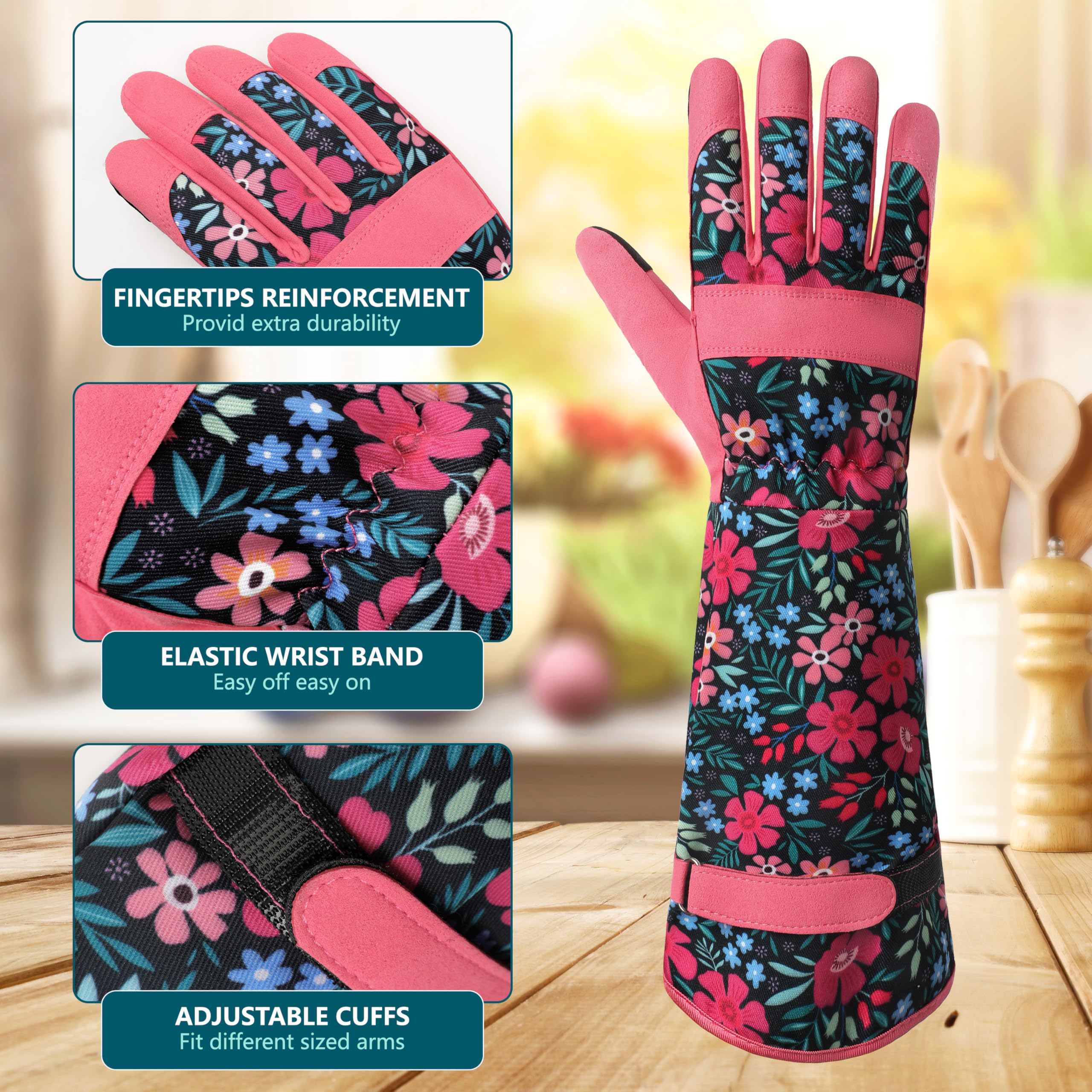 Ymomode back-of-hand canvas breathable panel keeping hands cooler