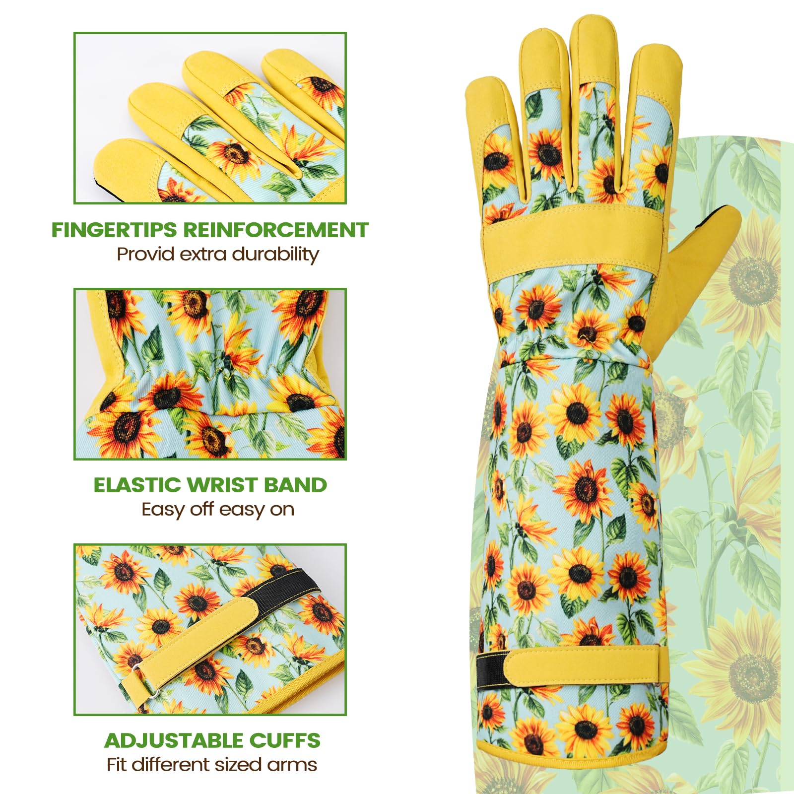 Ymomode backhand and forearm canvas are breathable and colorfast during outdoor use