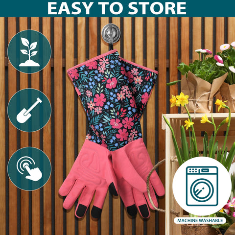 Ymomode floral design garden gloves make gifting gardener-friendly