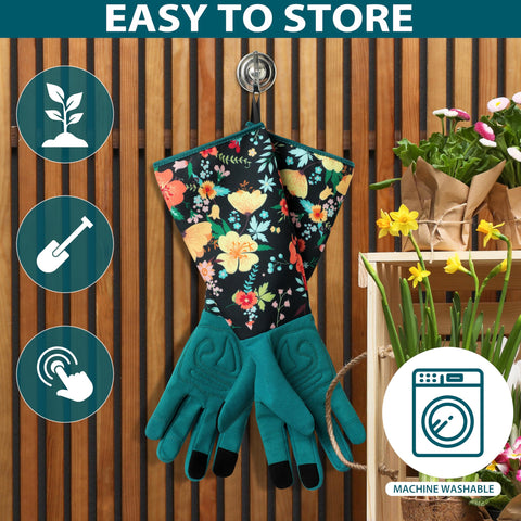 Ymomode breathable canvas back keeps hands cool while gardening