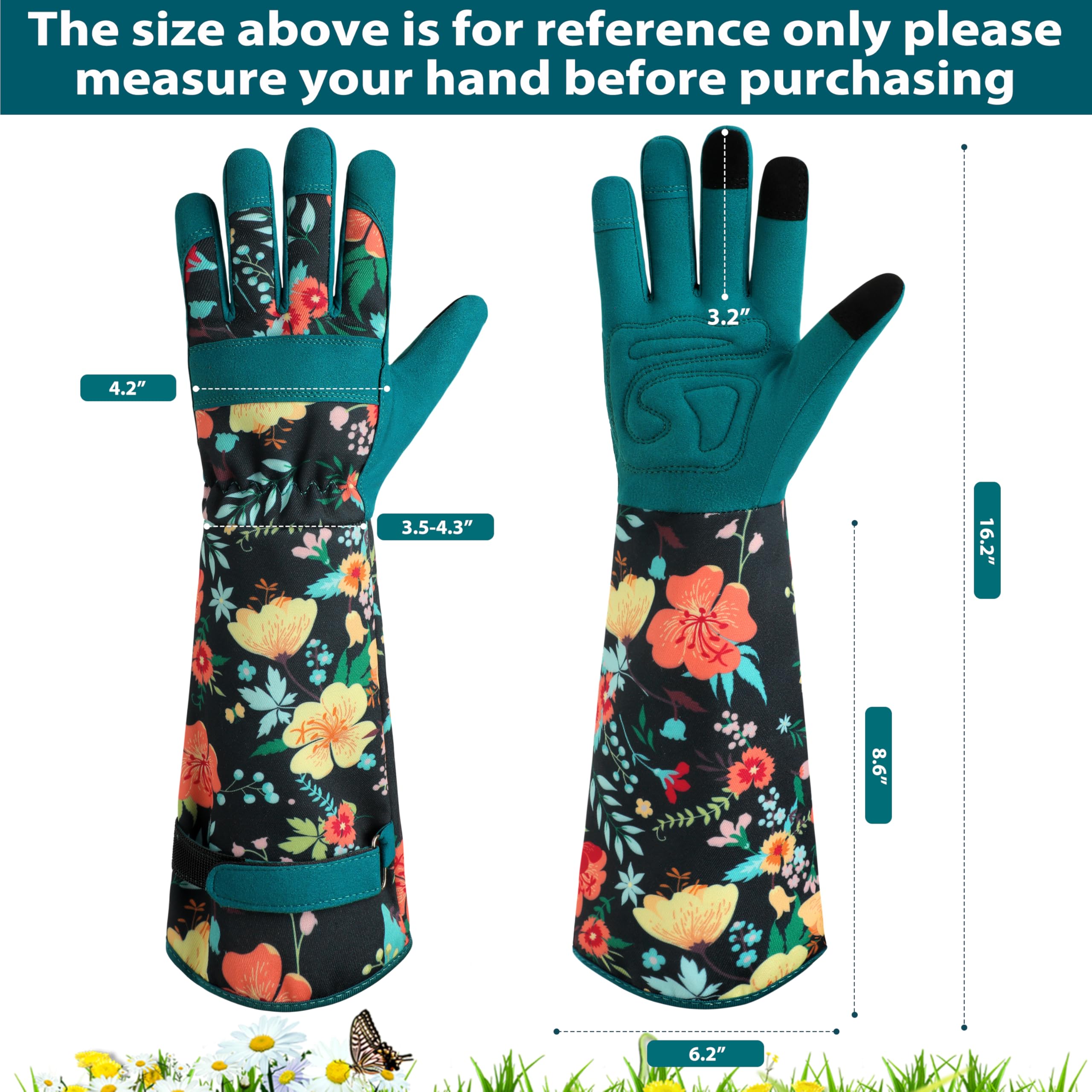 Ymomode gloves with improved grip and durability for pruning and pulling weeds