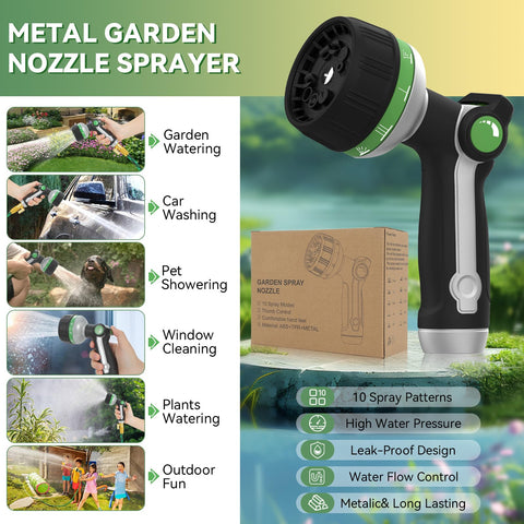 YMTEEDIO nozzle with thumb control design for easy flow management