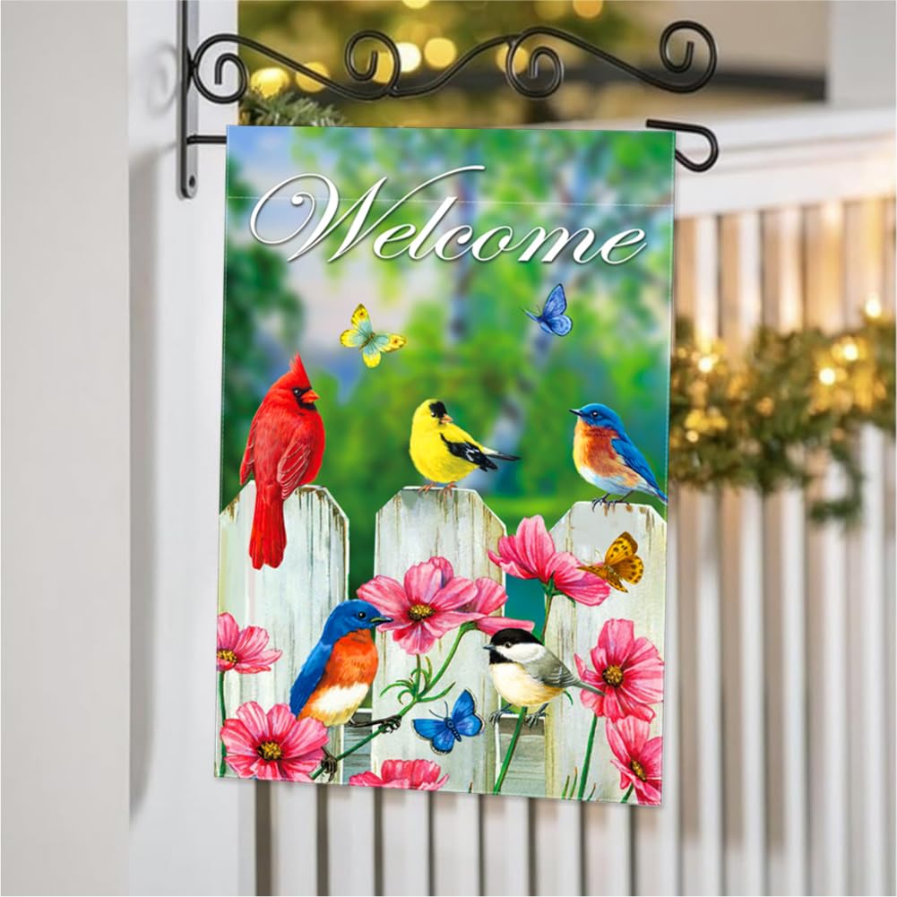 YMYIELD burlap-polyester blend texture adds rustic charm outdoors.