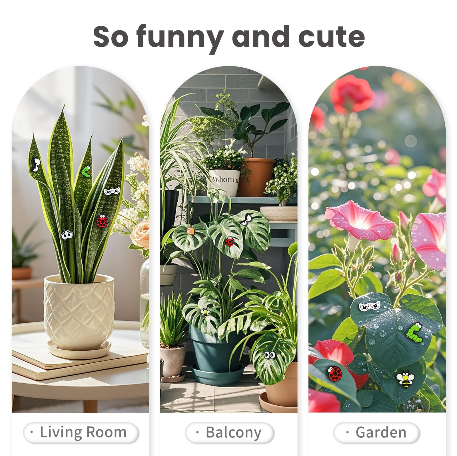 Yncotte outdoor garden magnet on a planter withstands sun and weather.