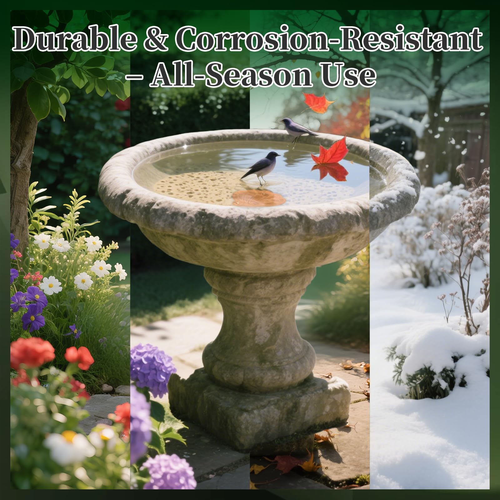 Yncotte shell-design enhances water reflections and attracts birds.