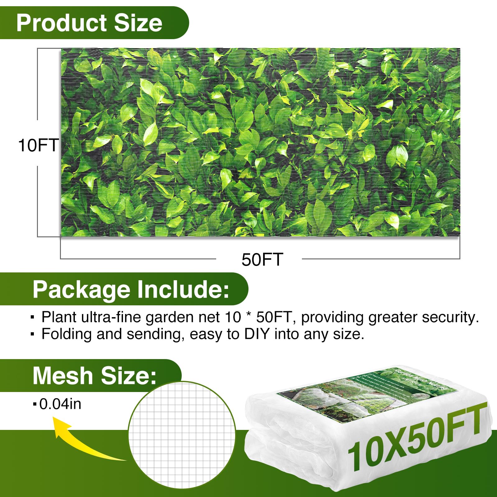 YNERHAI tree fruit barrier protects buds from wildlife while monitoring growth