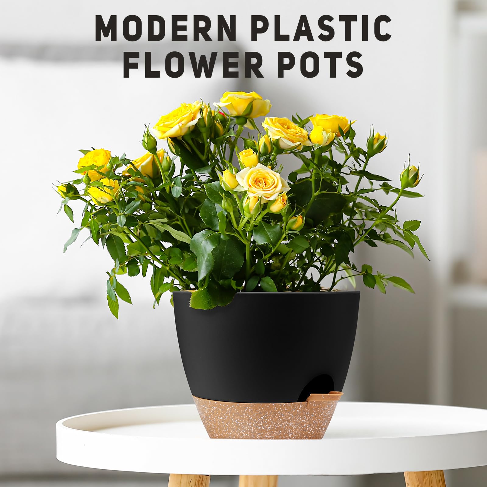 YNNICO indoor-outdoor planter supports flexible placement on desk or balcony.