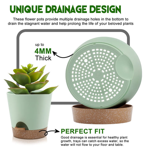 YNNICO planter made from durable recyclable plastic for long-lasting use