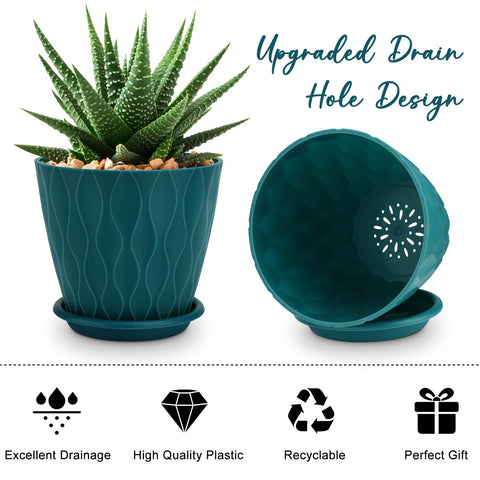 YNNICO thick sturdy polypropylene pot ensures durability and odor-free use.