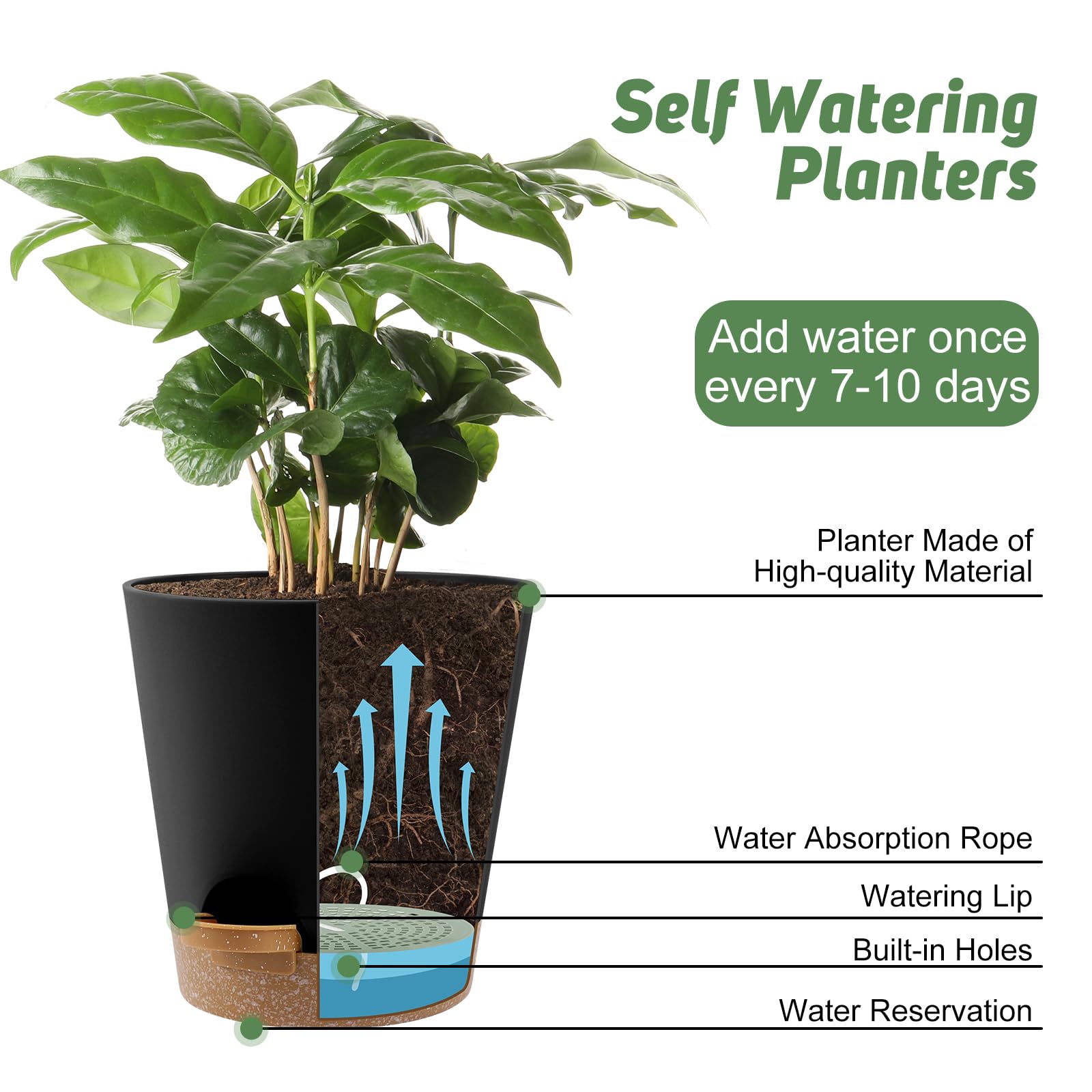 YNNICO two-pack offers a stylish gift and space-saving plant display