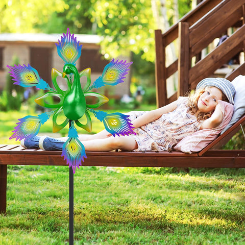 YOADEHOA Easy-install wind spinner setup in minutes without tools.