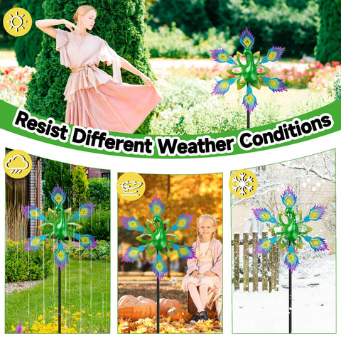 YOADEHOA Garden decor outdoor ornament adds color to any space.