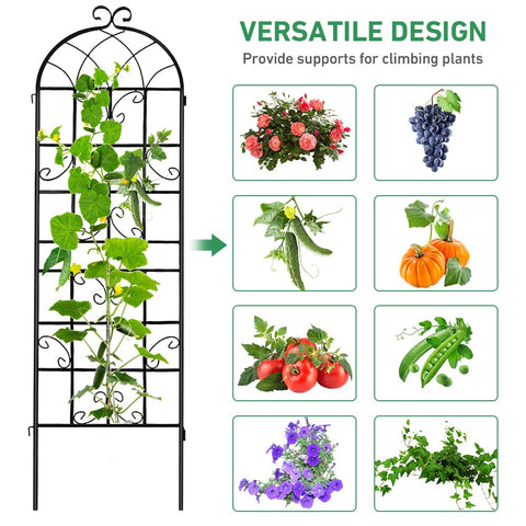 YOBAZAN butterfly and diamond mesh design adds decorative garden appeal
