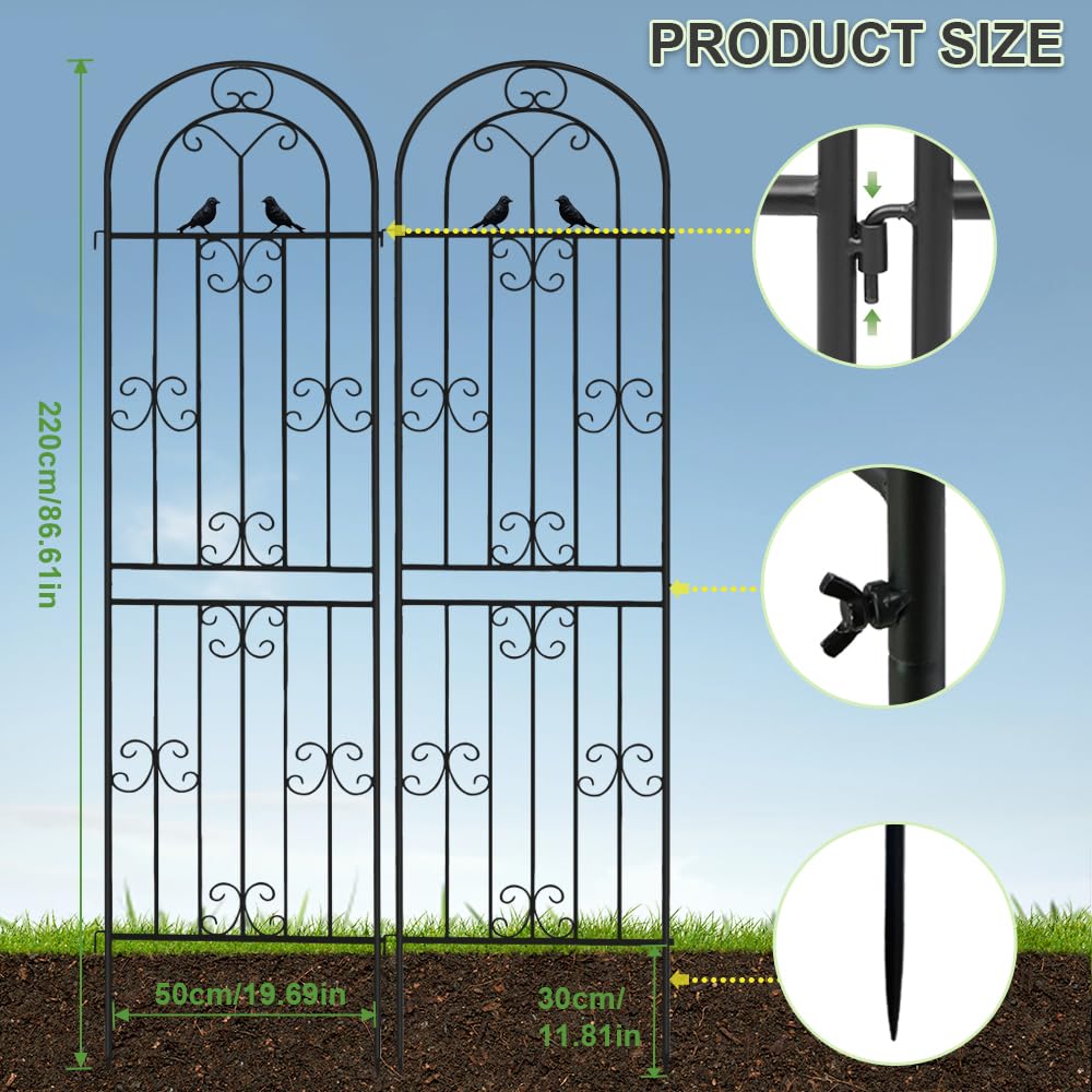 YOBAZAN laser-cut bird-pattern elevates garden aesthetics