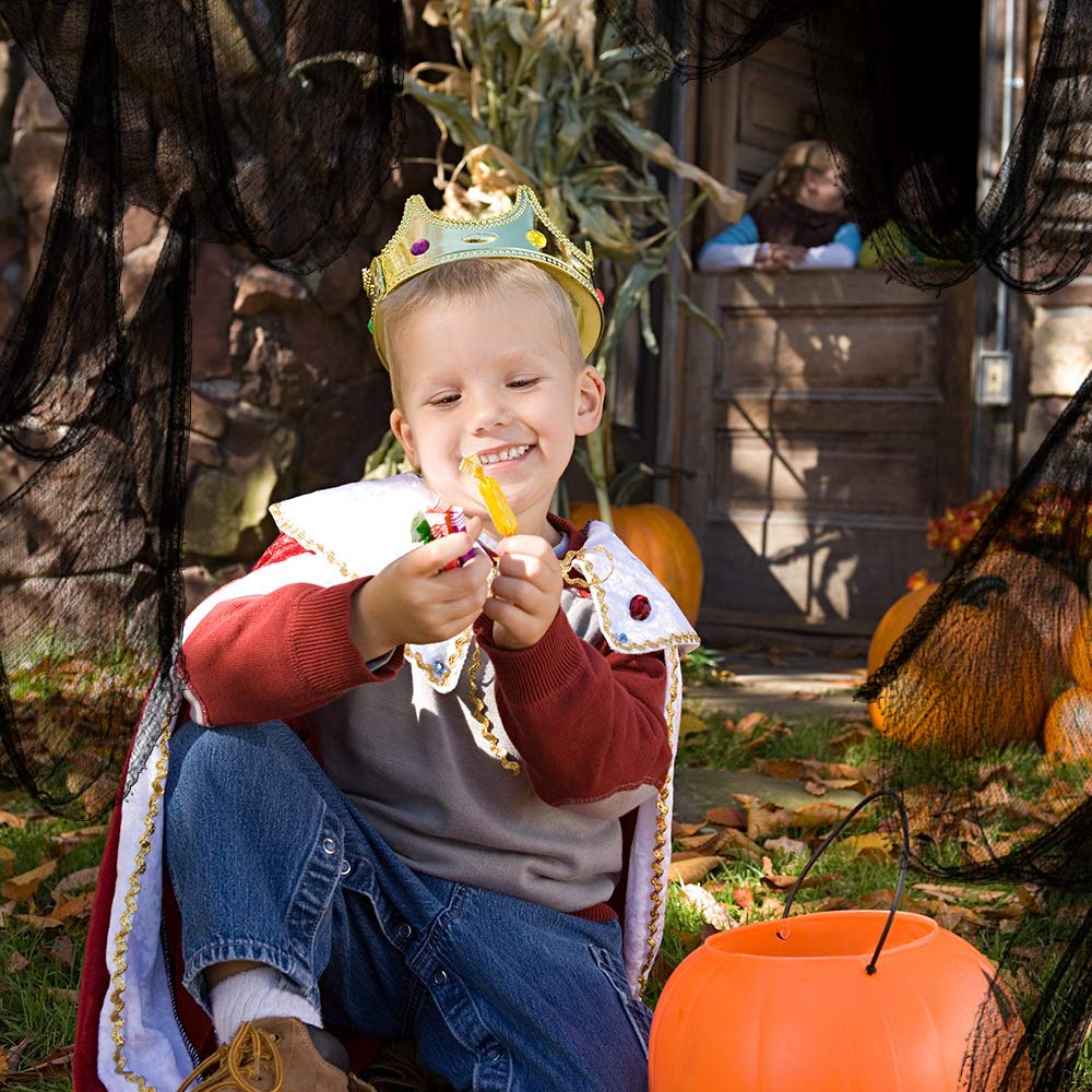 Yobbai Halloween yard decor fabric pairs with webs for eerie outdoor scenes