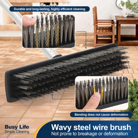 Yocada 65-inch extension pole reduces bending during cleaning.