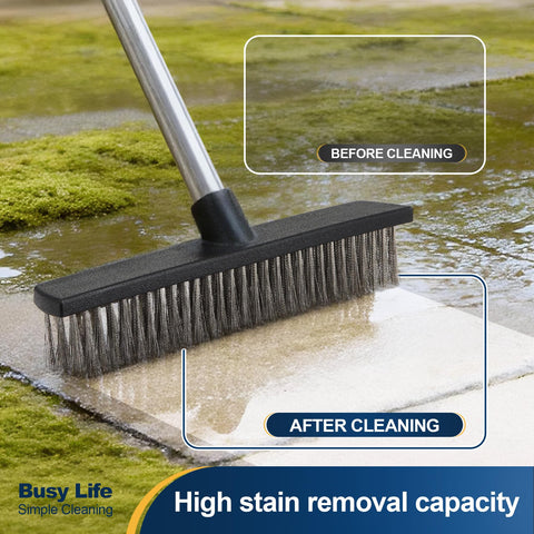 Yocada patio deck cleaner with wide head for fast scrubbing.