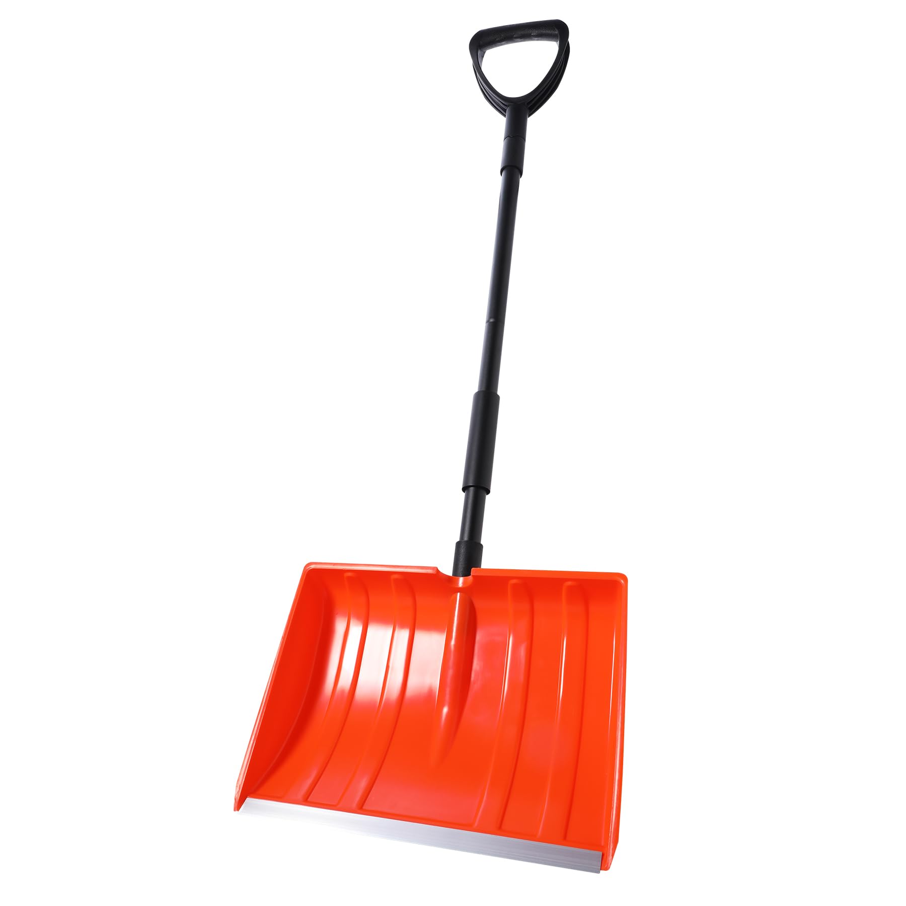 Yocada snow shovel with 55-inch blade clears driveways efficiently.
