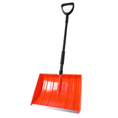 Yocada snow shovel with 55-inch blade clears driveways efficiently.