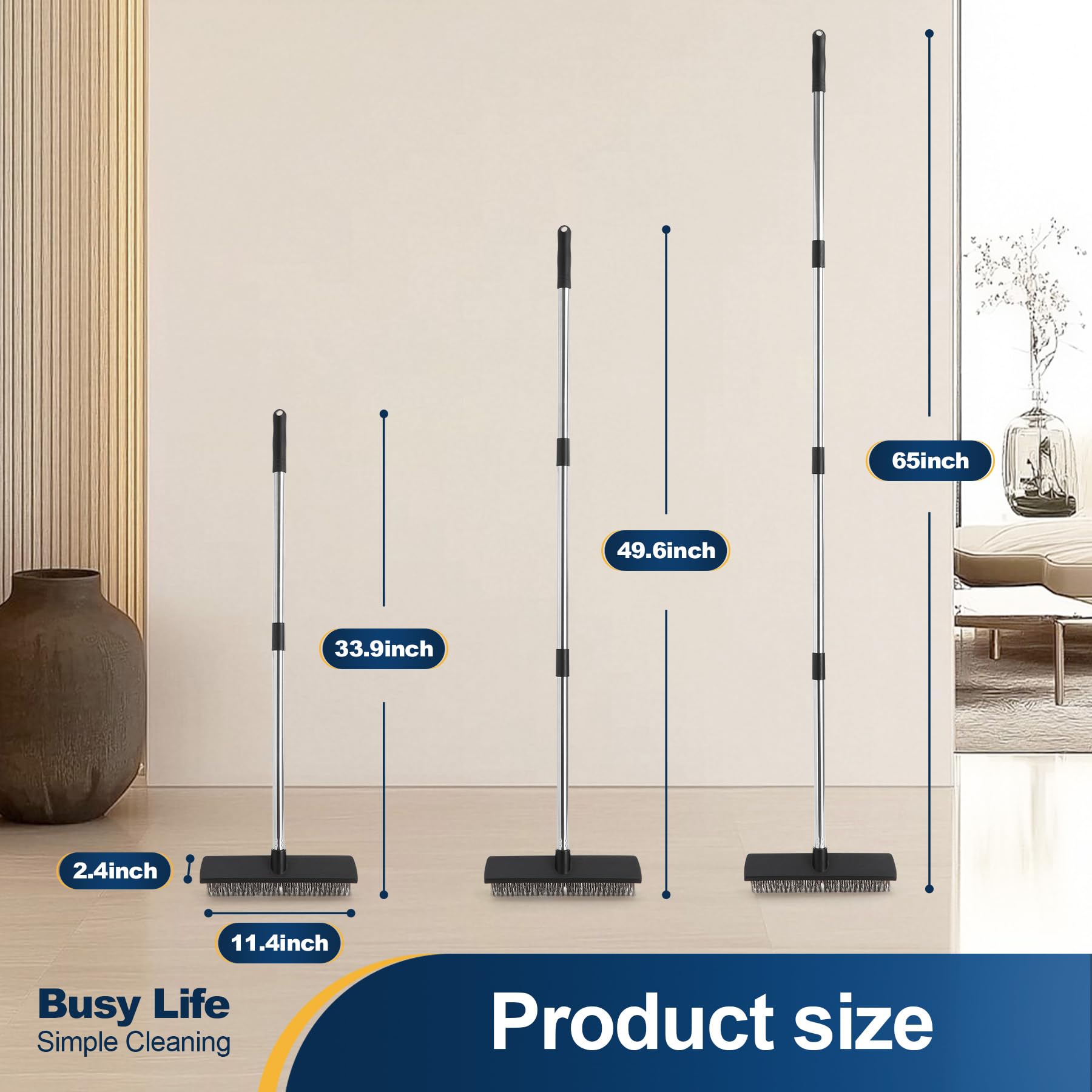 Yocada sturdy outdoor scrub tool withstands tough grime.
