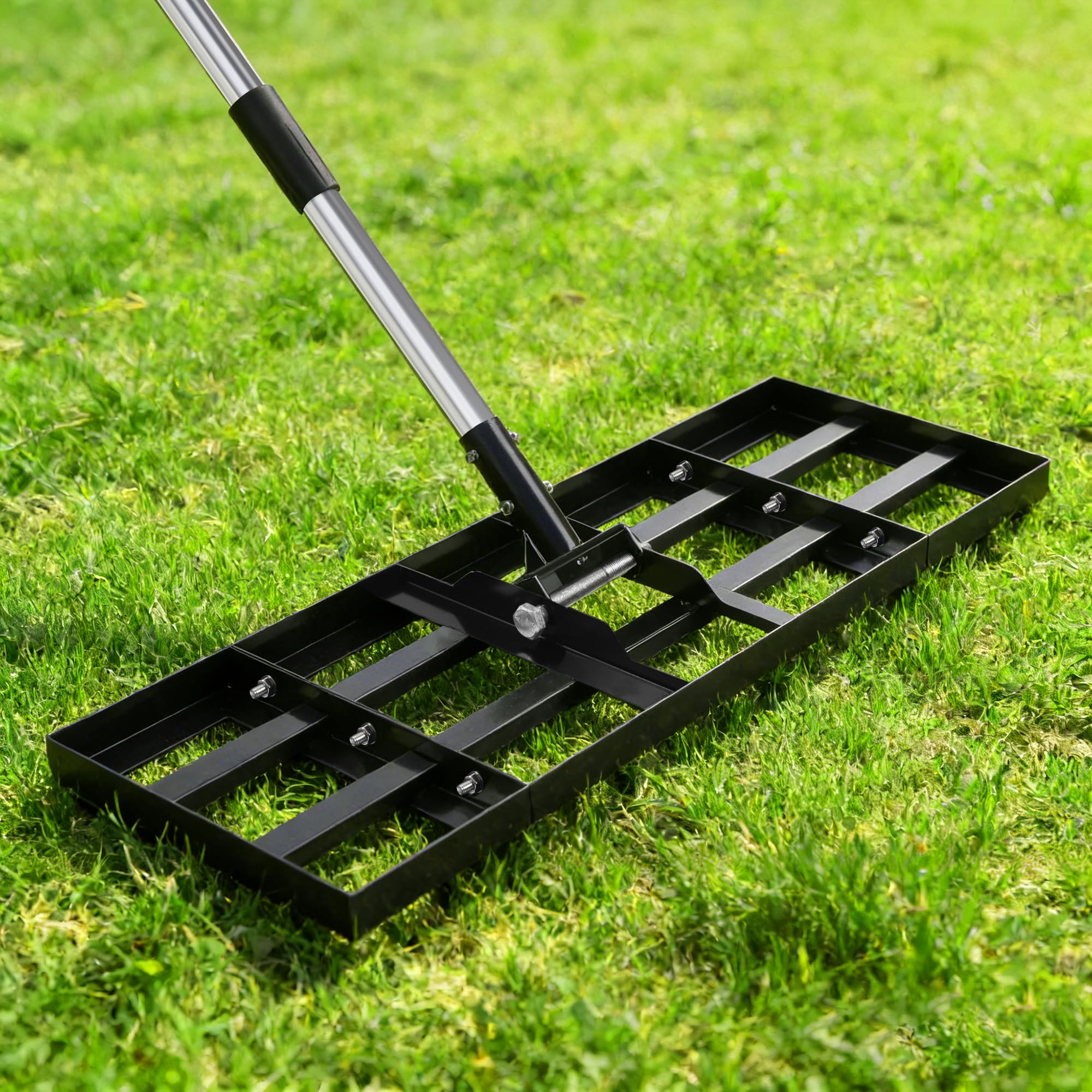 Yociqeul lawn leveling rake base 30x10 for efficient leveling and stone removal