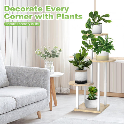 YOCOMEY plant stand round foot pads protect floors and improve balance.