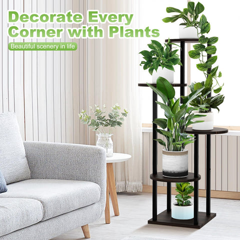 YOCOMEY wide pot display shelves organize multiple pots for indoor use