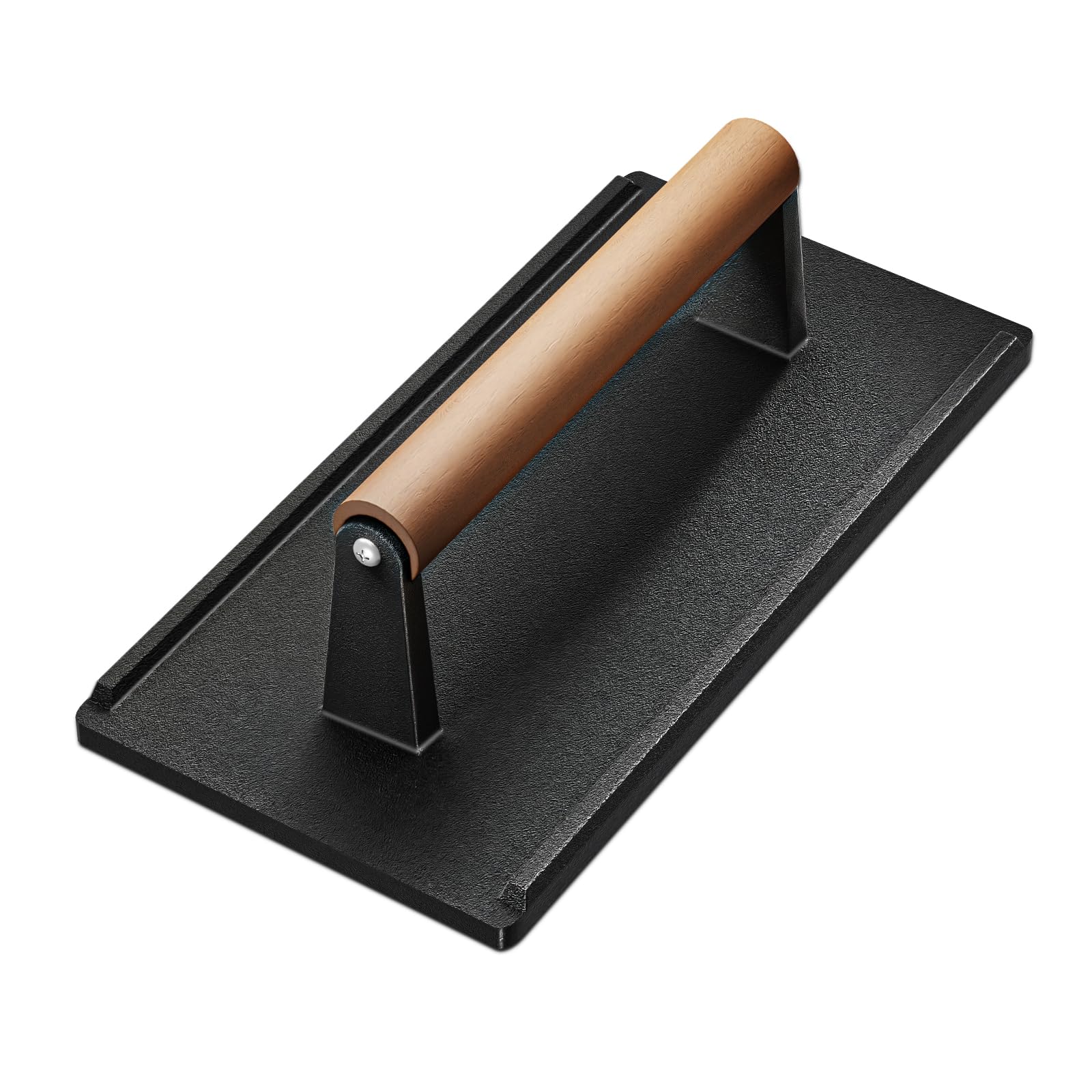 Yoehka cast iron grill press bacon prevents curling for perfect bacon