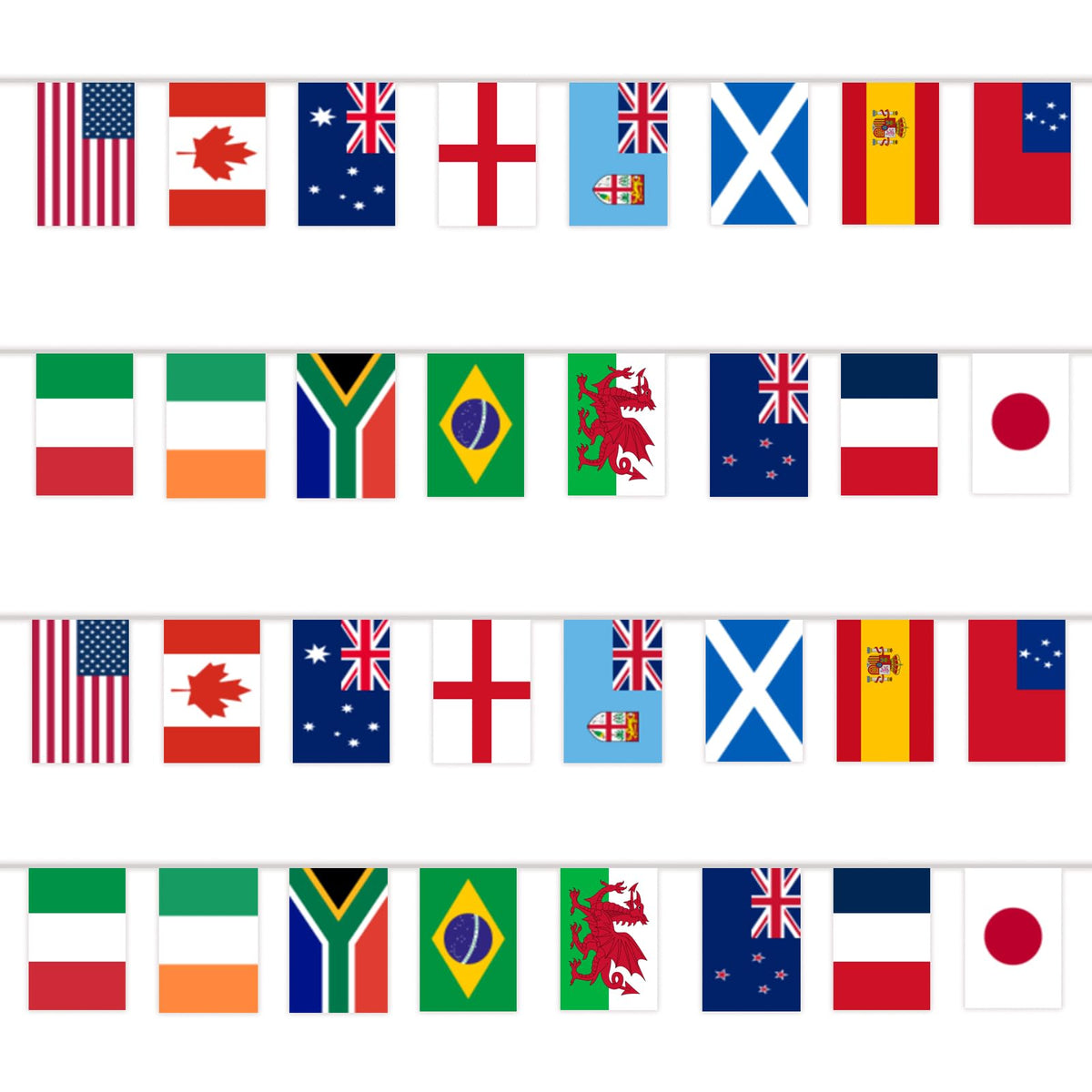 YOFANUP World Cup flags bunting with 32 flags for vibrant decor
